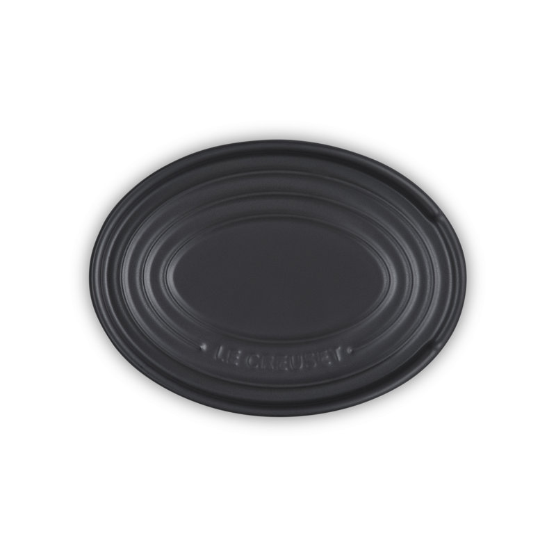 Le Creuset Stoneware Oval Spoon Rest, Satin Black