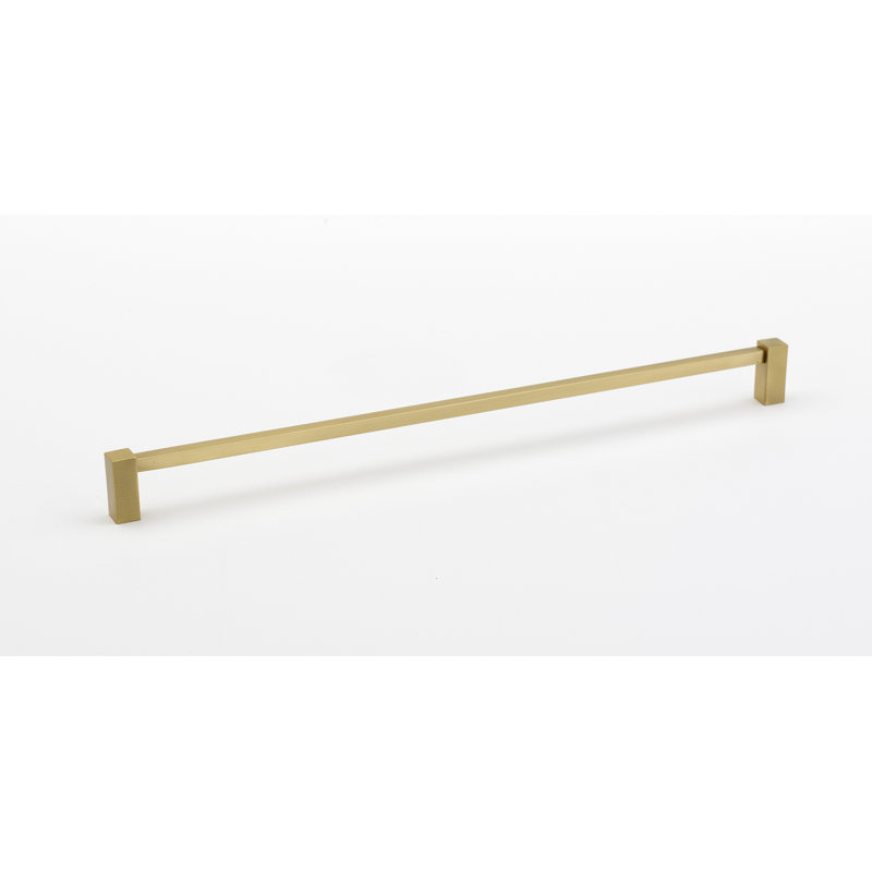 Modern Satin Brass 18" Appliance Pull with Mounting Hardware