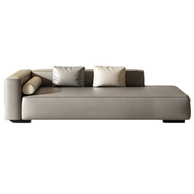 Rozalia Faux Leather Chaise Lounge by Hokku Designs
