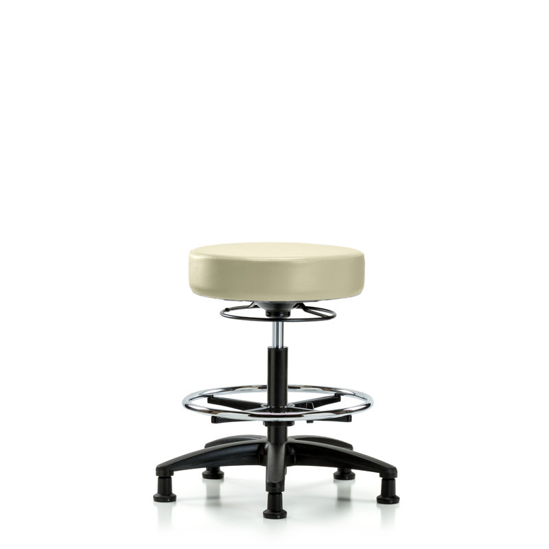 Tabouret de laboratoire Calliope, Adobe, Patins
