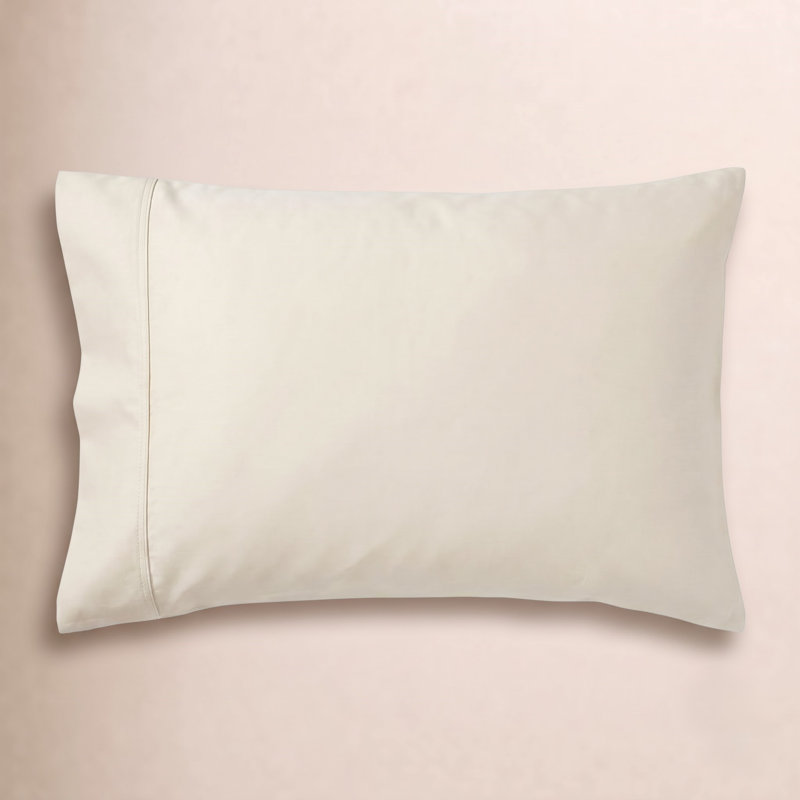 Hayward Egyptian-Quality Cotton Sateen Pillowcase Set, Sand, King - 2 King Pillowcases