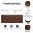 Cloverfield 84'' Double Bathroom Vanity with Cultured Marble Top-93496096-93496099