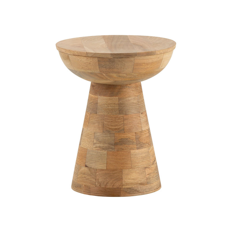 Solid Wood End Table