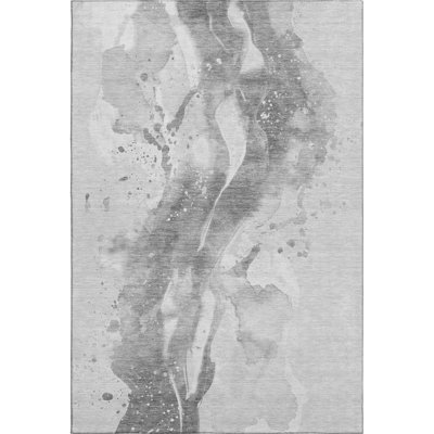 Premium Machine Washable Sykora AMF1523 Abstract Rug