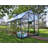 Palram - Canopia Hybrid 6' W x 10' D Walk-In Hobby Polycarbonate Aluminum Frame Greenhouse Kit with Roof Vent - Green-356792830-314629672