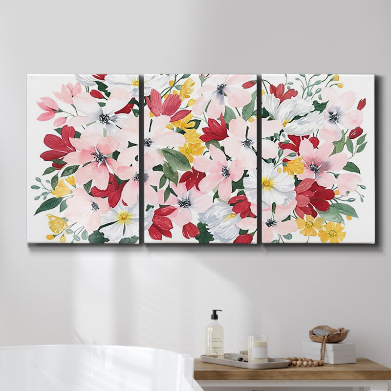 Monet - Toile encadrée à pièces multiples - 2883176C, H 60 po x l 120 po x P 2 po