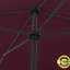 Mathias 200 cm W X 125 cm D Rectangular Beach Parasol with Manual Lift-885308860