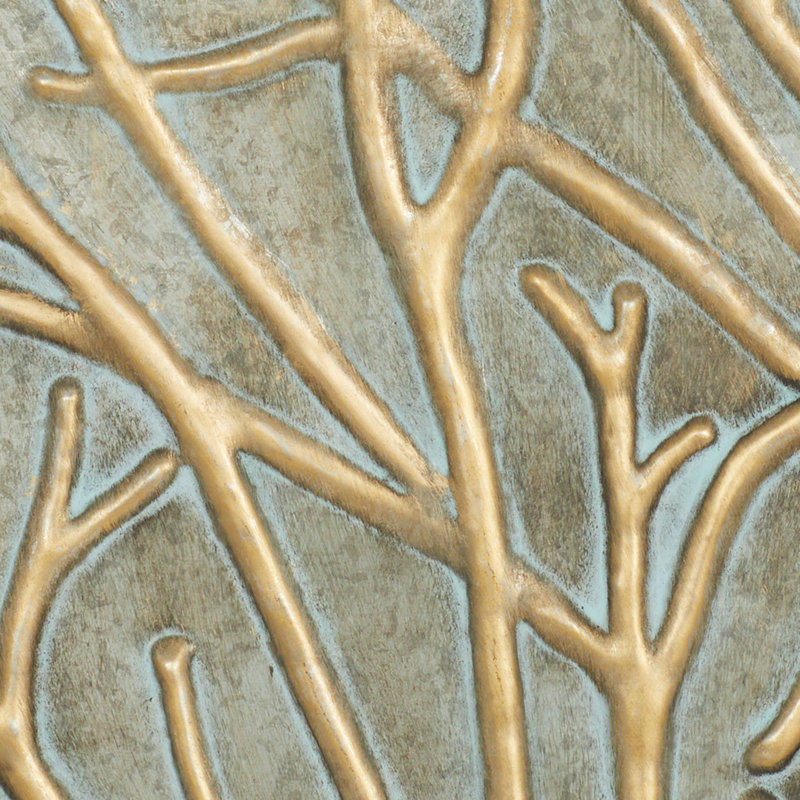 Traditional Plants & Flowers Wall Decor on Metal