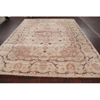 One-of-a-Kind 8' X 9'11" New Age Wool Area Rug in Beige