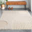 Tapis à poils longs Hazy Swirl-1605788278