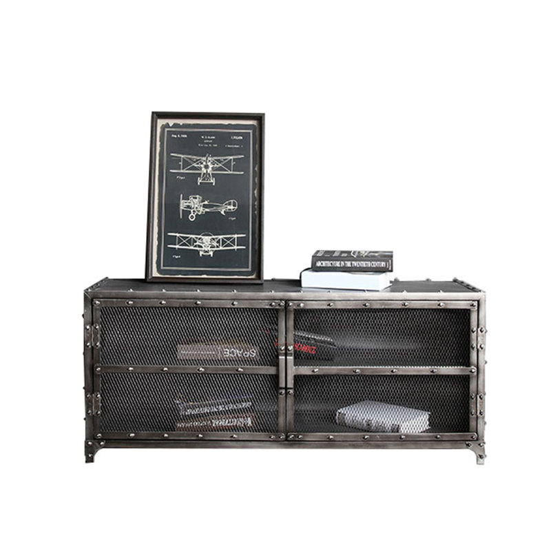 Kimimela Sideboard, Silver, 21.65" H x 47.24" W x 15.74" D