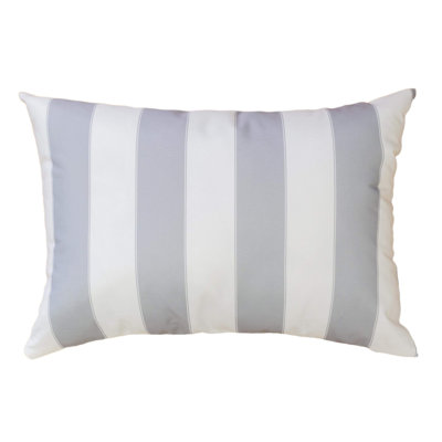 Coussin à rayures horizontales 14 po x 20 po Horizon