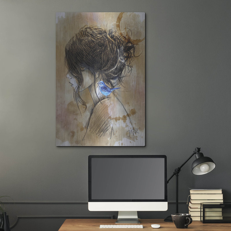 «Nesting Hope» par Loui Jover, H 36 po x l 24 po