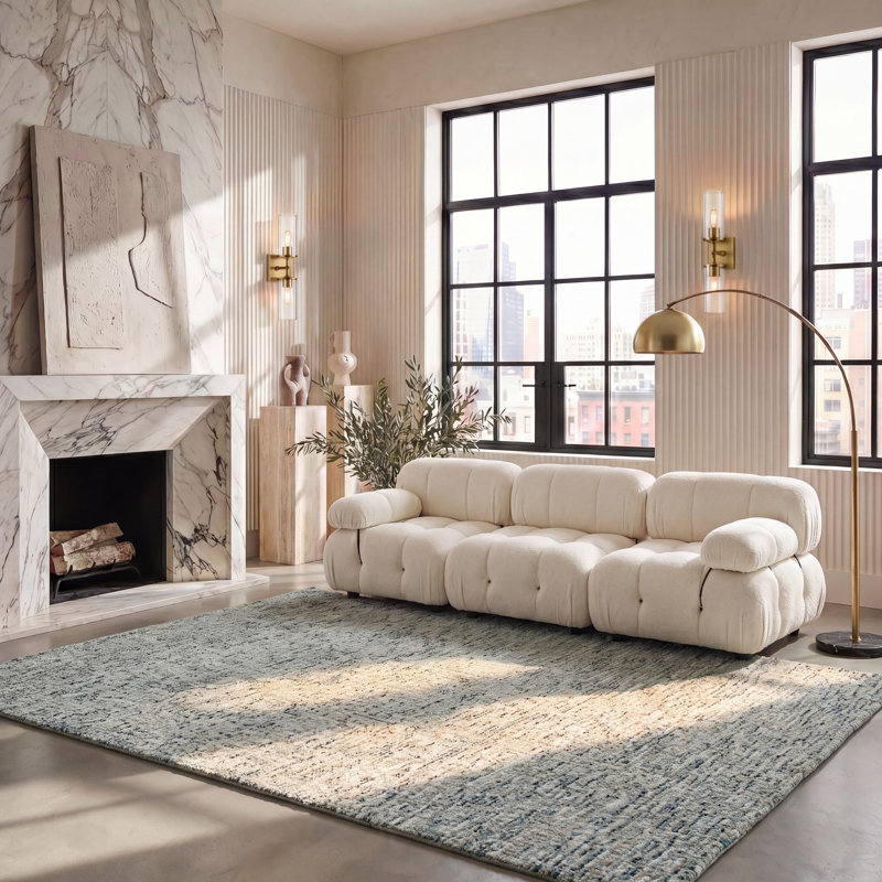 Tapis en laine touffeté Winonah, Rectangle 8 pi x 10 pi