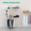 Tablettes murales pour placard 4 pièces, 4 pi x 12 po étagères murales blanches pour salle de lavage, garde-robe, rangement et rangement