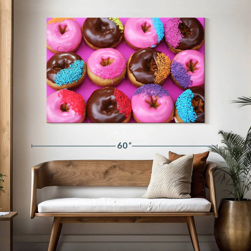Yarlin Sprinkled Donuts, H 34 po x l 51 po