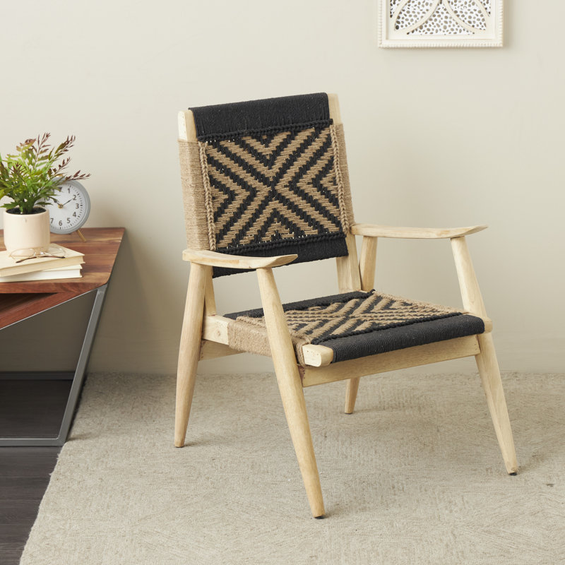 Fauteuil large de 23 po Bouley, Noir, noir, noir, noir