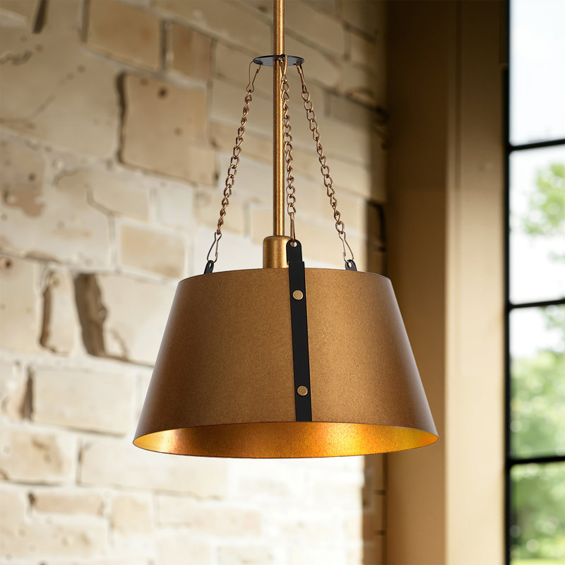 1-light Adjustable Height Pendant Light