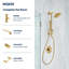 Ensemble de garniture de poignée de baignoire et douche Posi-Temp Moen Align, valve requise-33435268