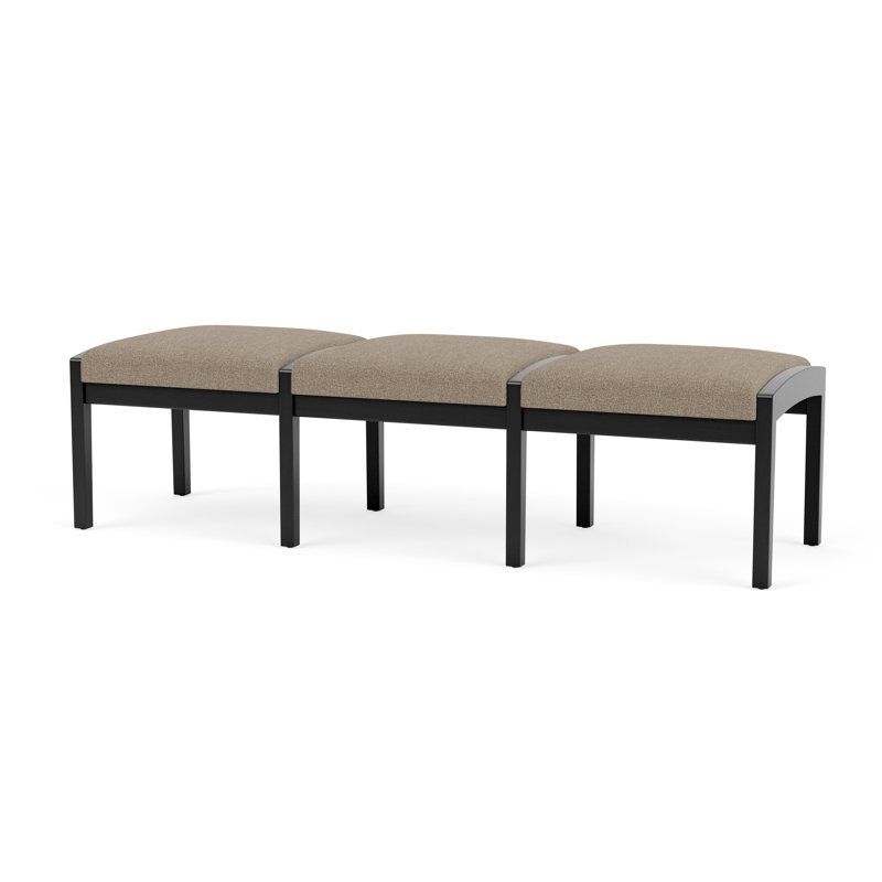 Banc en bois 3 places Lenox, Noir, noir, noir, noir, Limon Archetype