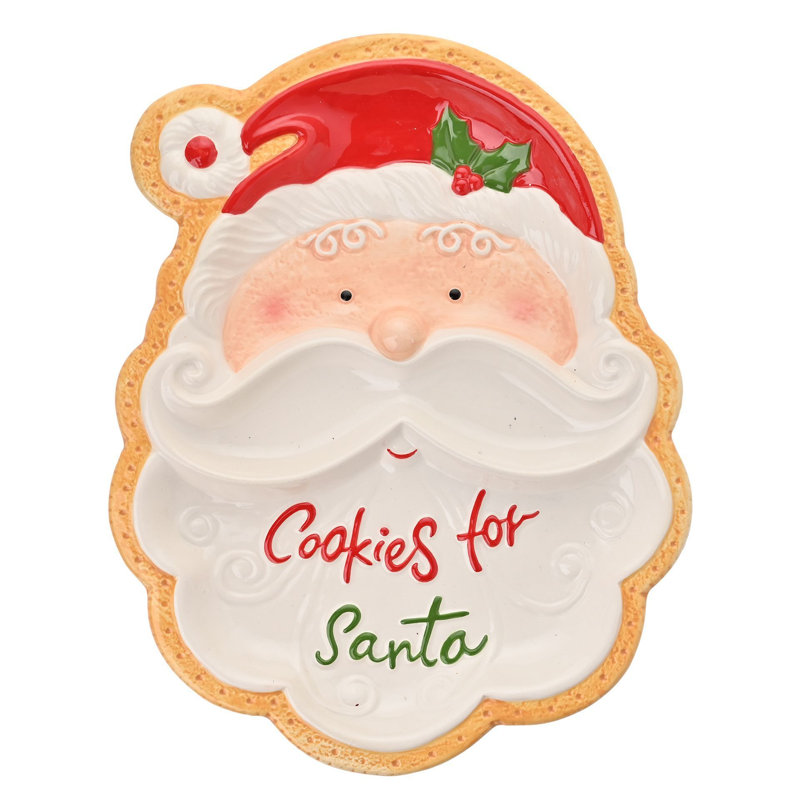 Cookies For Santa Plate