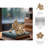 House of Hampton® 7" Rommie Gold Flower, Aluminum, Gold, A Great Addition And Decoration For Upscale Hotels And Offices