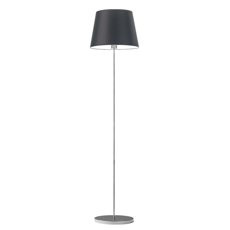 Artimus 162.5cm Traditional Floor Lamp, Black, Silver