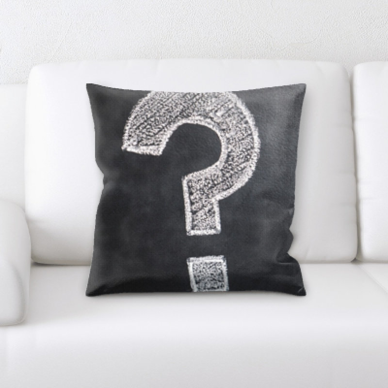 Microsuede Throw Pillow