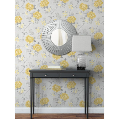 Deshotel 10.05m x 53cm Semi-Gloss Wallpaper Roll