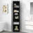 Multi-Functional Corner Cabinet For Bathroom Storage With Adjustable Shelves And Open Shelf-114198623
