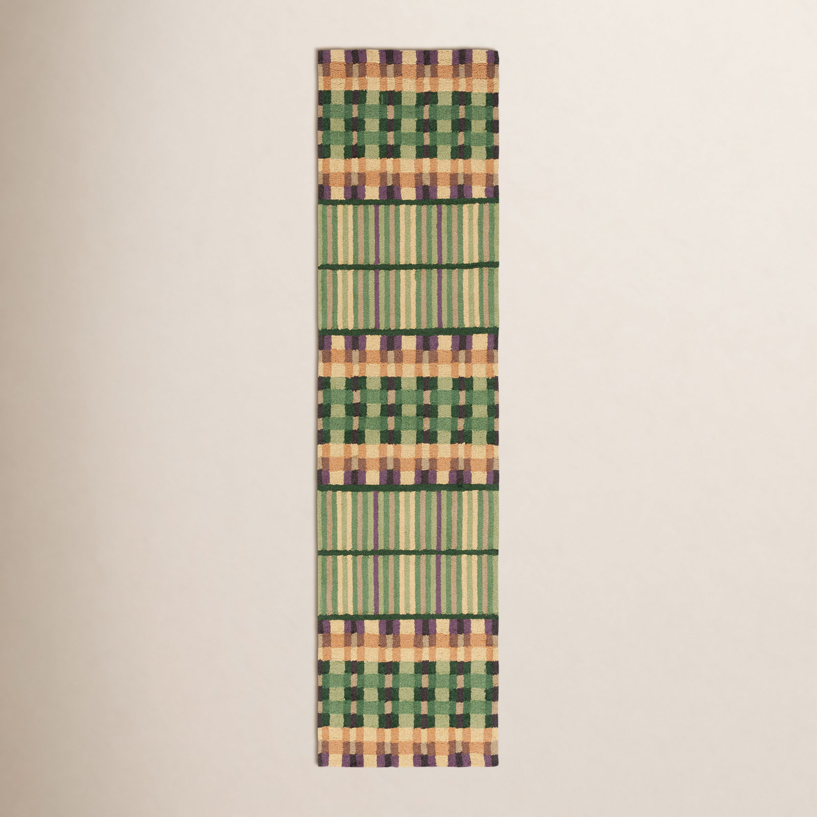 Karson Hand-Tufted Geometric Rug, Runner 2'3" x 9'