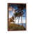 Classic Brown Wood Floater Framed