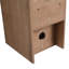 Meuble-lavabo mural 40 po avec lavabo en céramique et tablettes de rangement et 1 porte à fermeture en douceur