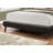 Kio Bed, Brown Faux Leather Upholstery, Curved, Solid Wood-101759136