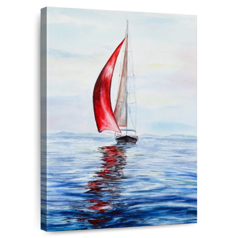 Mehar Sailboat Voyage, 36" H x 24" W