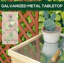 Armoire de rangement de jardin, remise à outils extérieure avec dessus galvanisé et 2 tablettes pour outils de jardin et accessoires de piscine