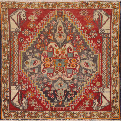 Tapis carré géométrique 2 x 2
