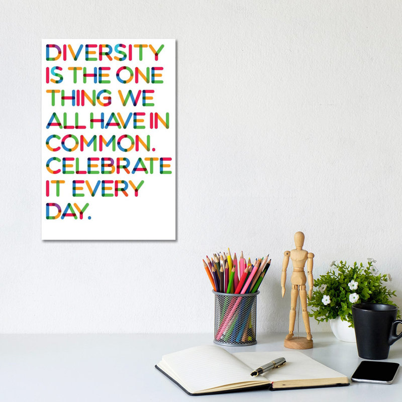 Diversity - Wrapped Canvas Print, 20.32 cm H x 30.48 cm W