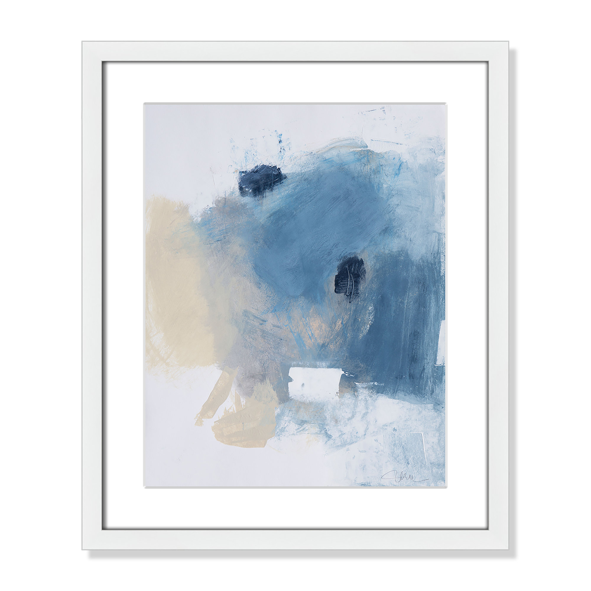Coastal Carnival I Print by Casa Fine Arts, White, 19" H x 16" W x 1.25" D, White Single Picture Framed Paper