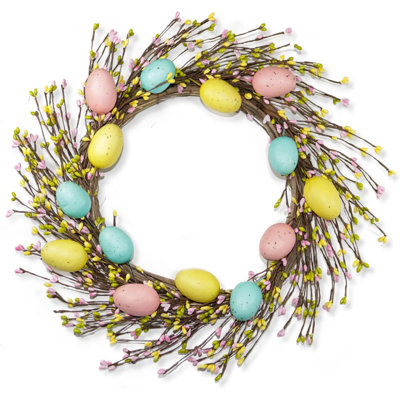 Easter Wreath Easter Decorations For The Home, 22Inch Easter Wreaths For Front Door, Easter Decor For Window Wall Hanging, Easter Door Wreath For Farmhouse, Easter Gifts