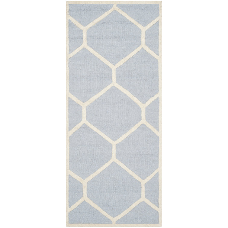 Deedgra Hand Tufted Wool Geometric Rug