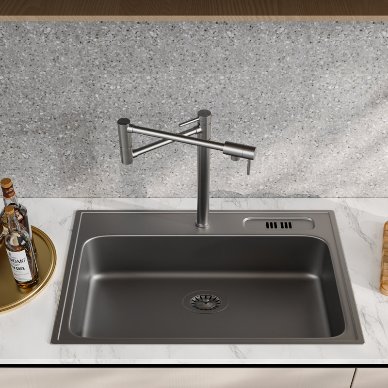 Dilon Kitchen Faucet, Polished Chrome