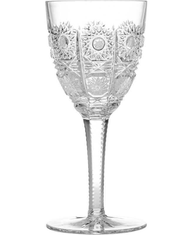 Verre à vin en cristal bohémien 078B906763BC40E48B956029B37DA69E 4½ oz (130 ml), ensemble de 6, verres, verres tchèques