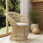Fauteuil demi-tonneau de 35 po de largeur