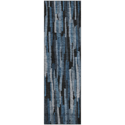 Premium Machine Washable Dahl AMF1079 Stripes Rug