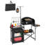 Rectangular Metal Outdoor Camping Table , 146.1cm cm W 40.1cm cm D