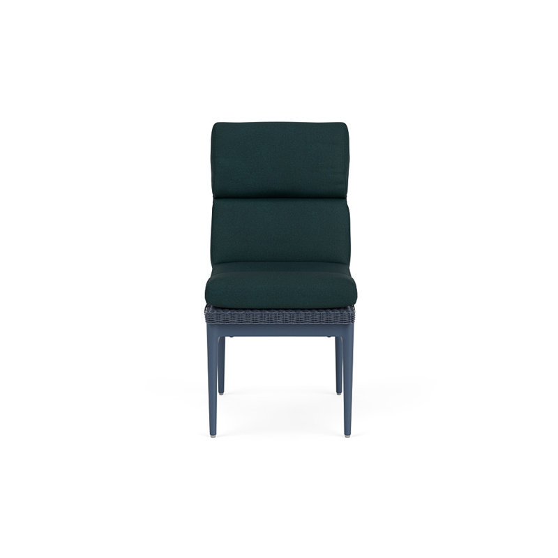 Cascade Outdoor Dining Side Chair, Sandberg Lagoon, Denim Blue