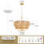 Lustre de style chandelier double en forme de chandelle 5 lumières-1199620358