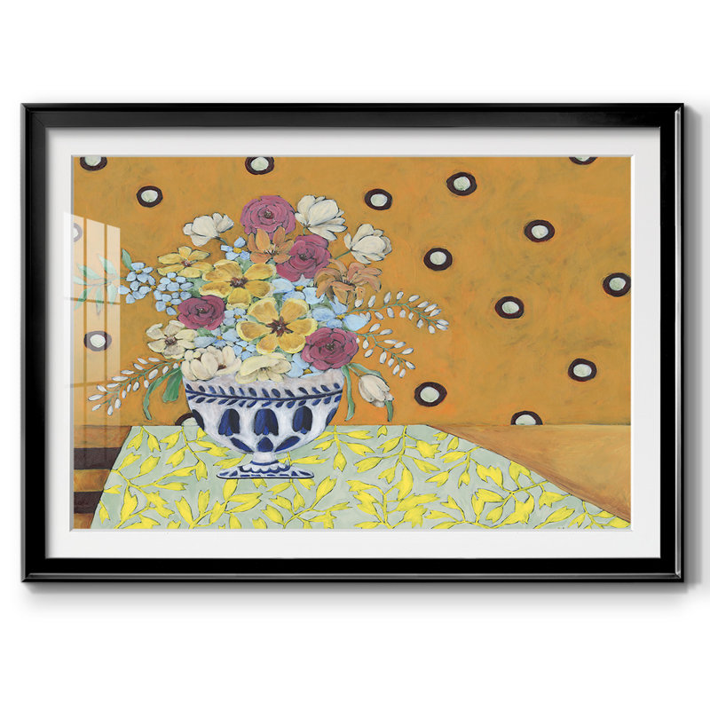 Flowerscape I, reproduction encadrée sur papier, Noir, H 27 po x l 39 po x P 1,5 po
