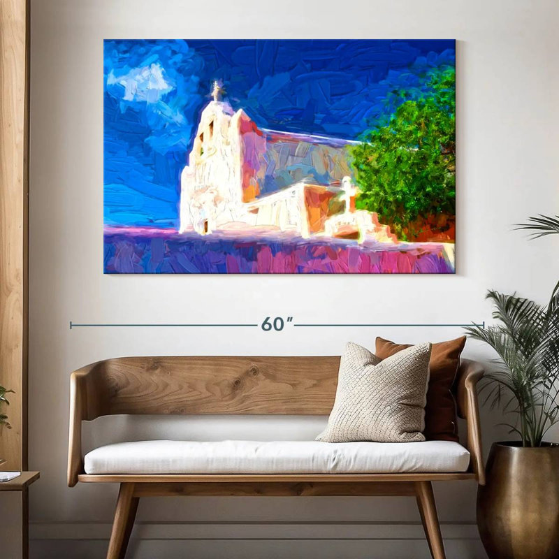 Adella, Église d'Adobe, H 34 po x l 51 po